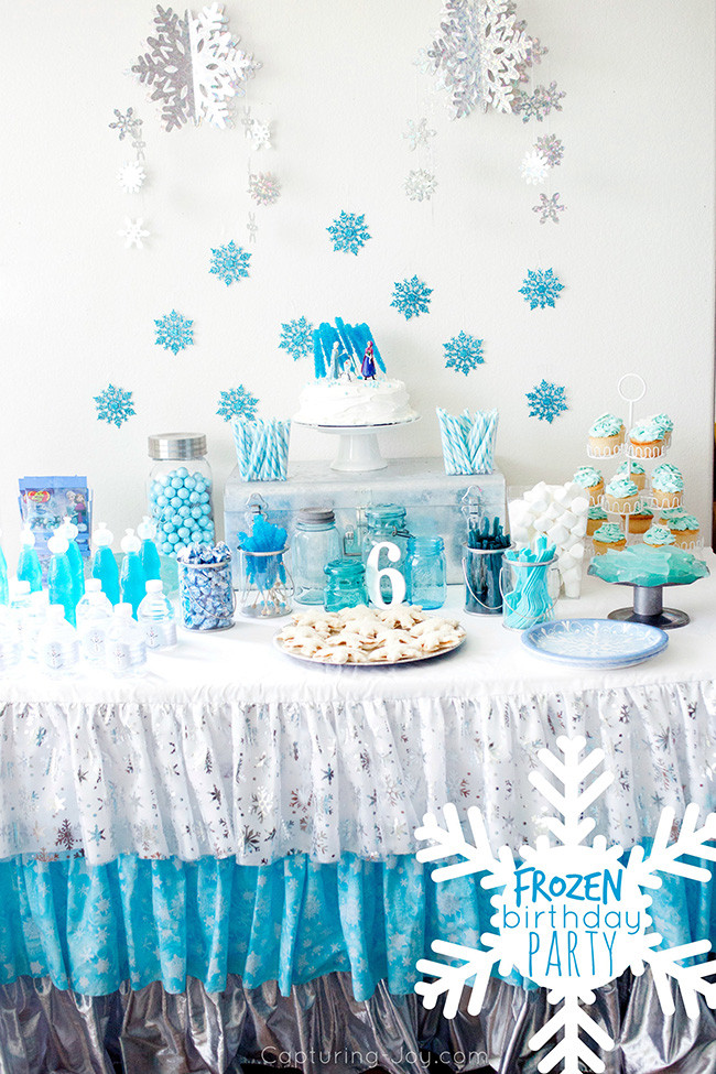 Frozen Birthday Decoration Ideas
 Frozen Birthday Party Capturing Joy with Kristen Duke