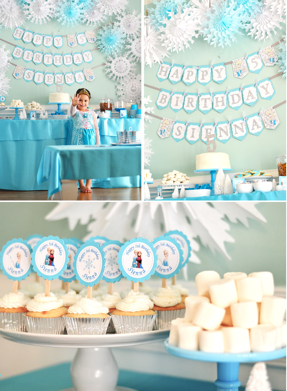 Frozen Birthday Decorations
 Sienna’s 5th Birthday A Frozen Party – At Home With Natalie