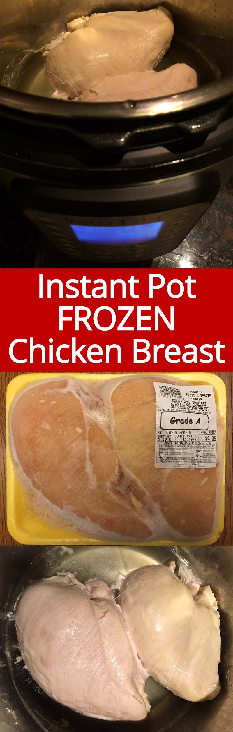 Frozen Chicken Breasts Instant Pot
 Instant Pot Frozen Chicken Breasts – How To Pressure Cook
