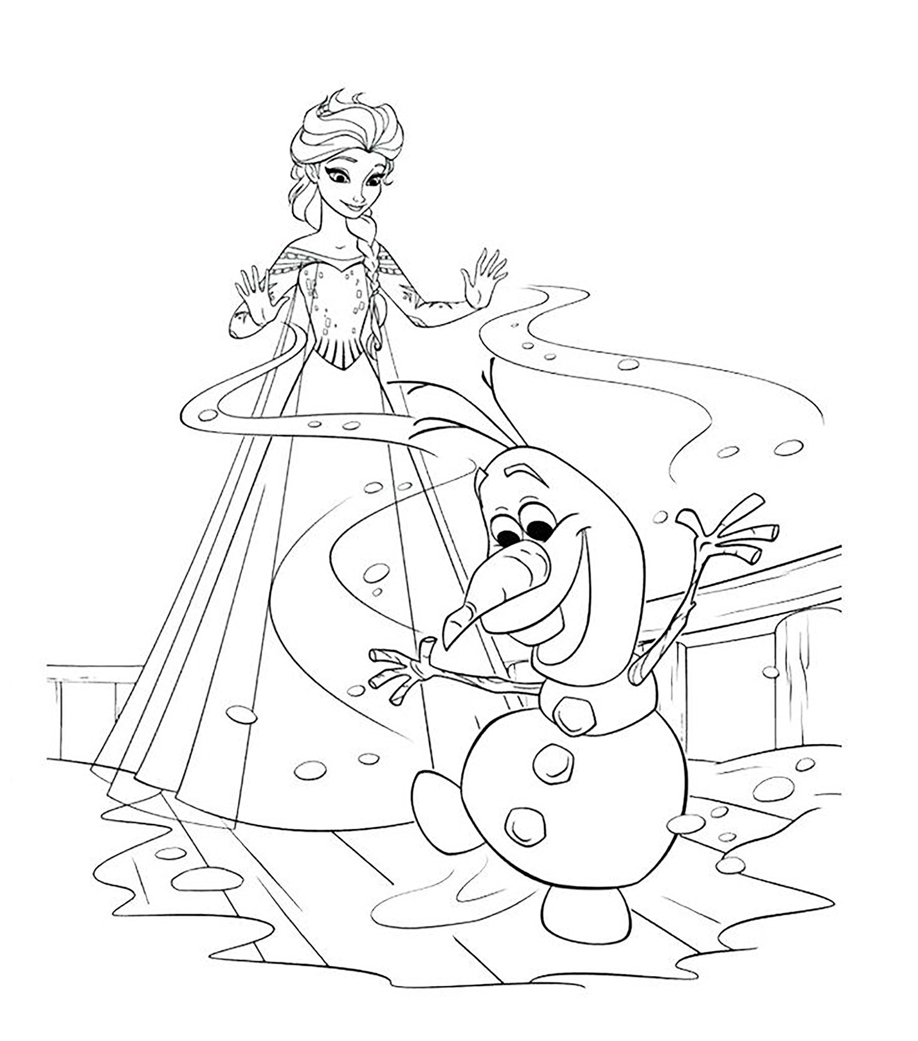 Frozen Coloring Pages For Kids
 Frozen free to color for children Frozen Kids Coloring Pages