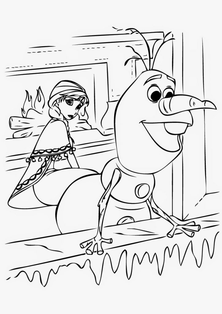 Frozen Coloring Pages For Kids
 Frozens Olaf Coloring Pages Best Coloring Pages For Kids