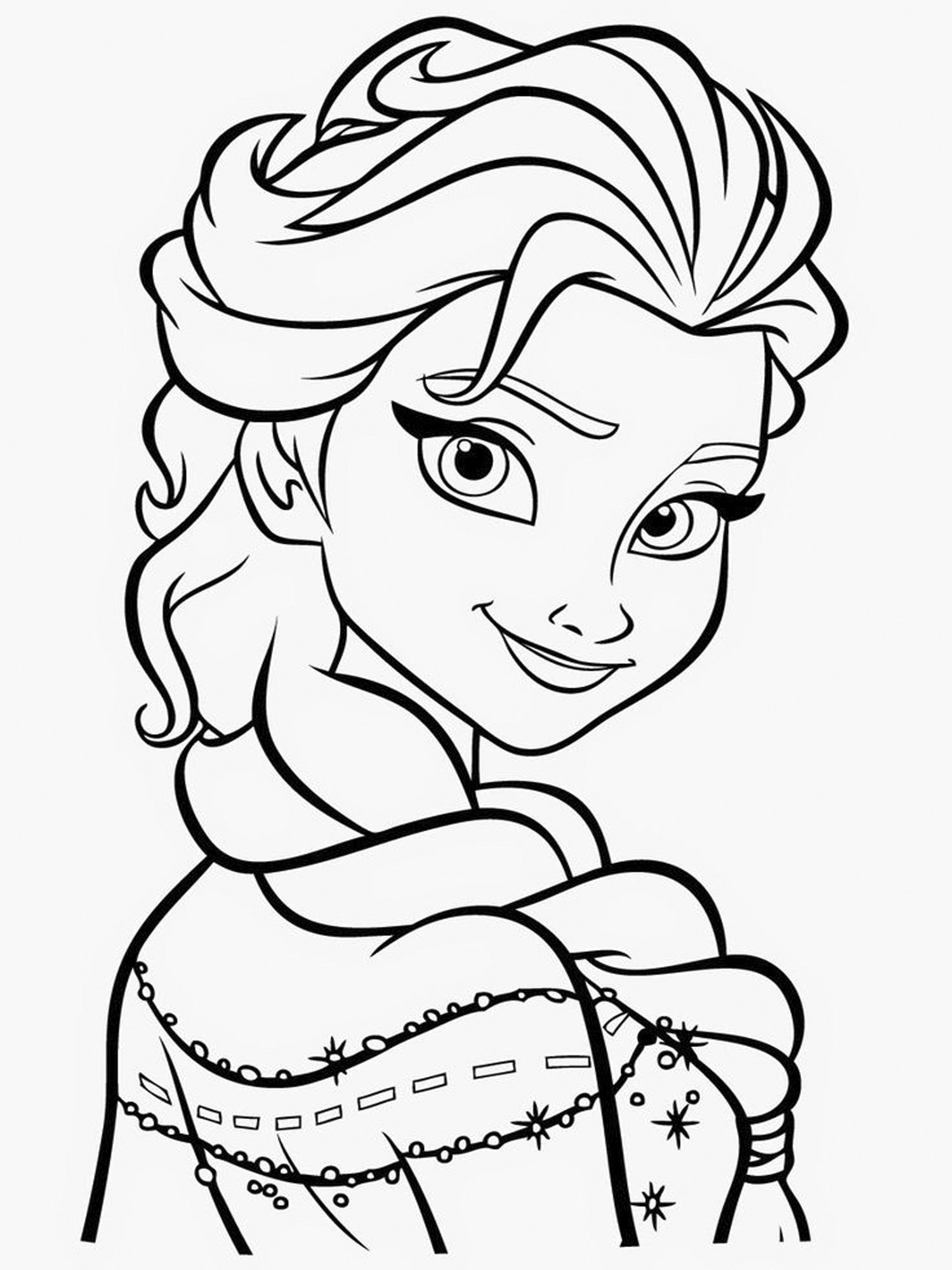 Frozen Coloring Pages For Kids
 Printable Coloring Pages Frozen
