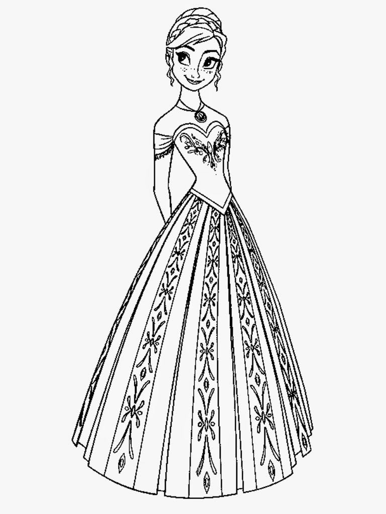 Frozen Coloring Pages For Kids
 Free Printable Frozen Coloring Pages for Kids Best