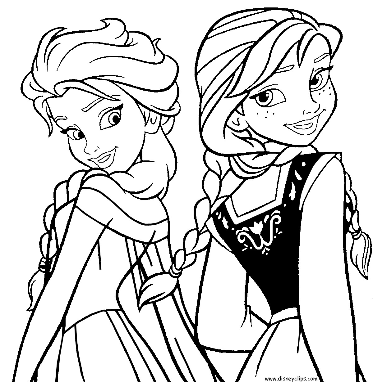 Frozen Coloring Pages For Kids
 printable frozen coloring pages