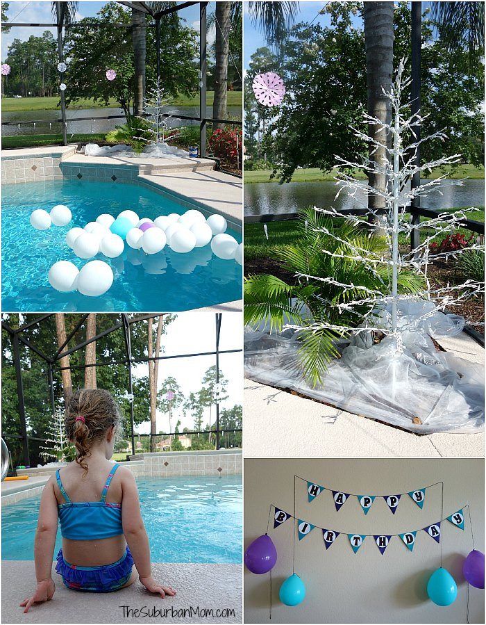 Frozen Pool Party Ideas
 Frozen Birthday Party Decorations Food Games Printables
