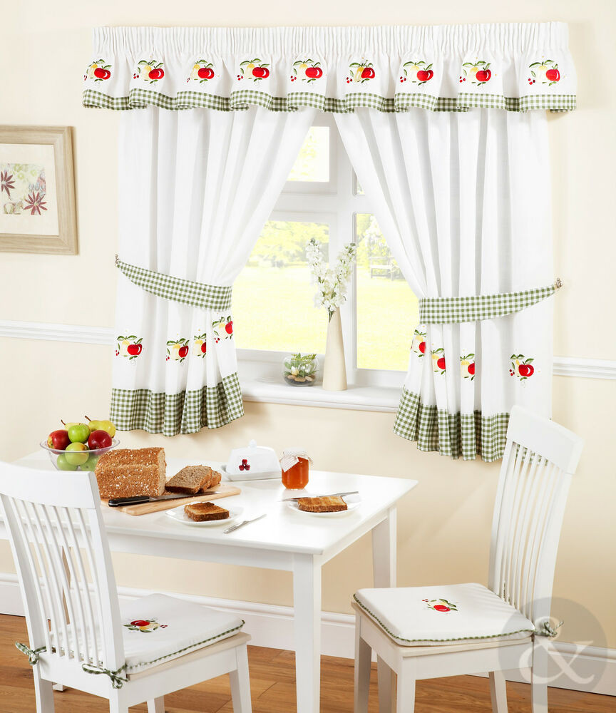 Fruit Kitchen Curtain
 Country Fruit Kitchen Curtains In Red Green & Yellow