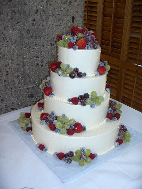 Fruity Wedding Cakes
 Frosted Fruit Wedding Cake