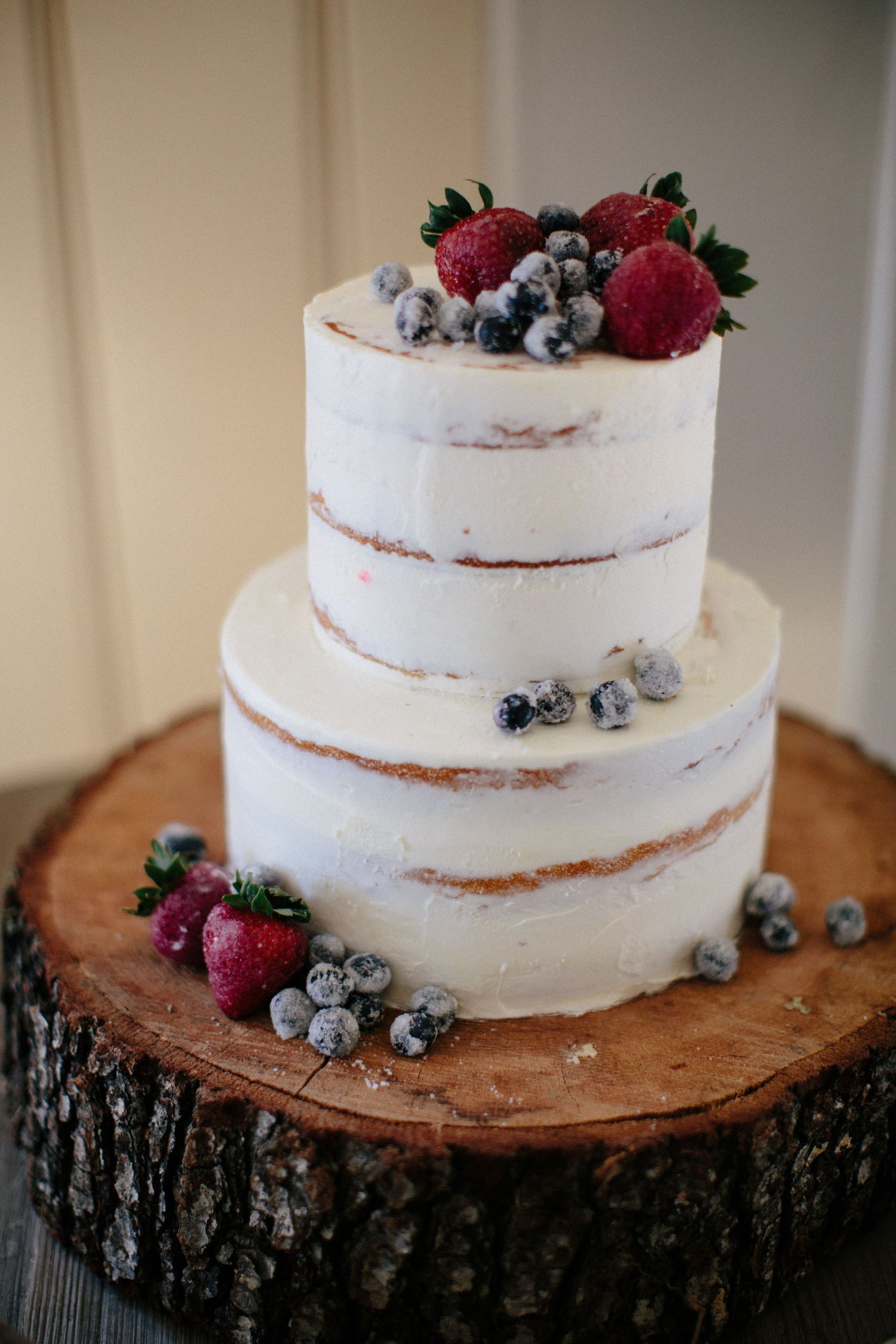 Fruity Wedding Cakes
 Fresh Fruit Topped Naked Wedding Cake