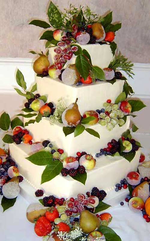 Fruity Wedding Cakes
 Yummy Fruit Wedding Cakes Gallery