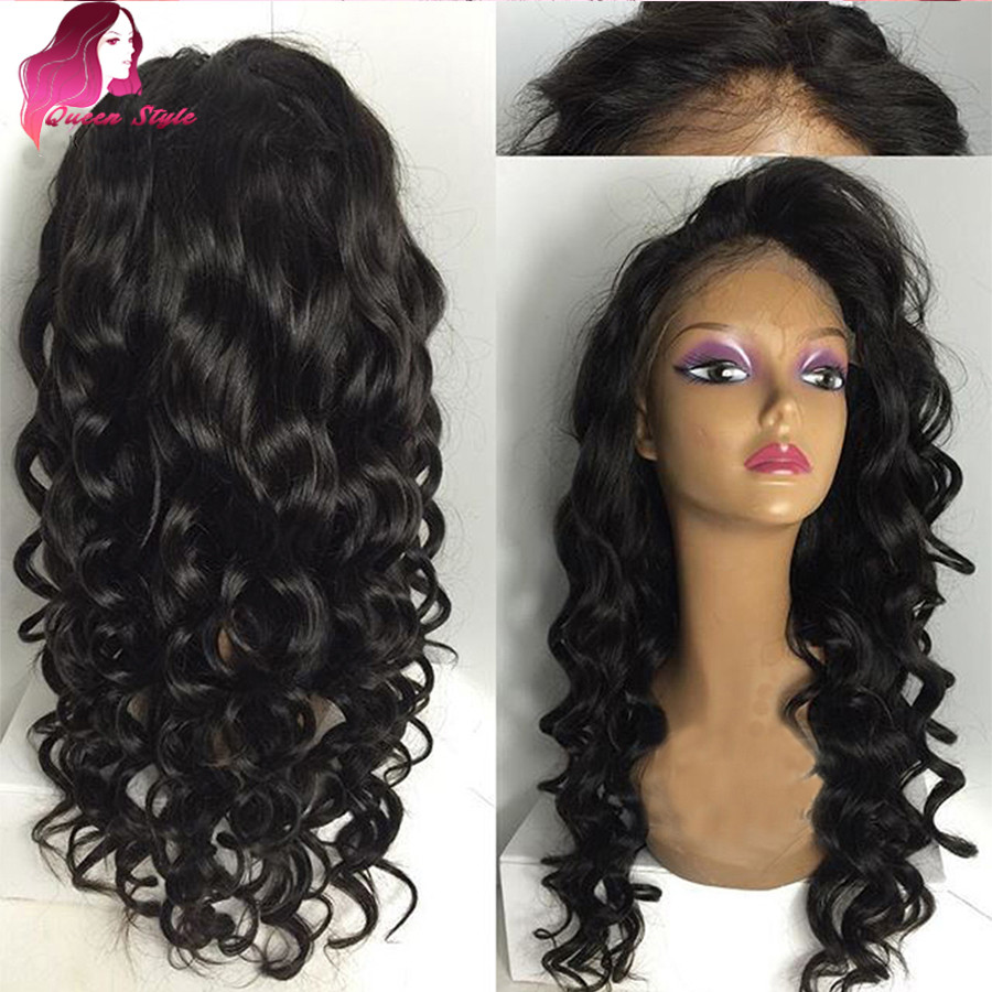 Full Lace Human Hair Wigs With Baby Hair
 Full Lace Curly Human Hair Wigs With Baby Hair Malaysian