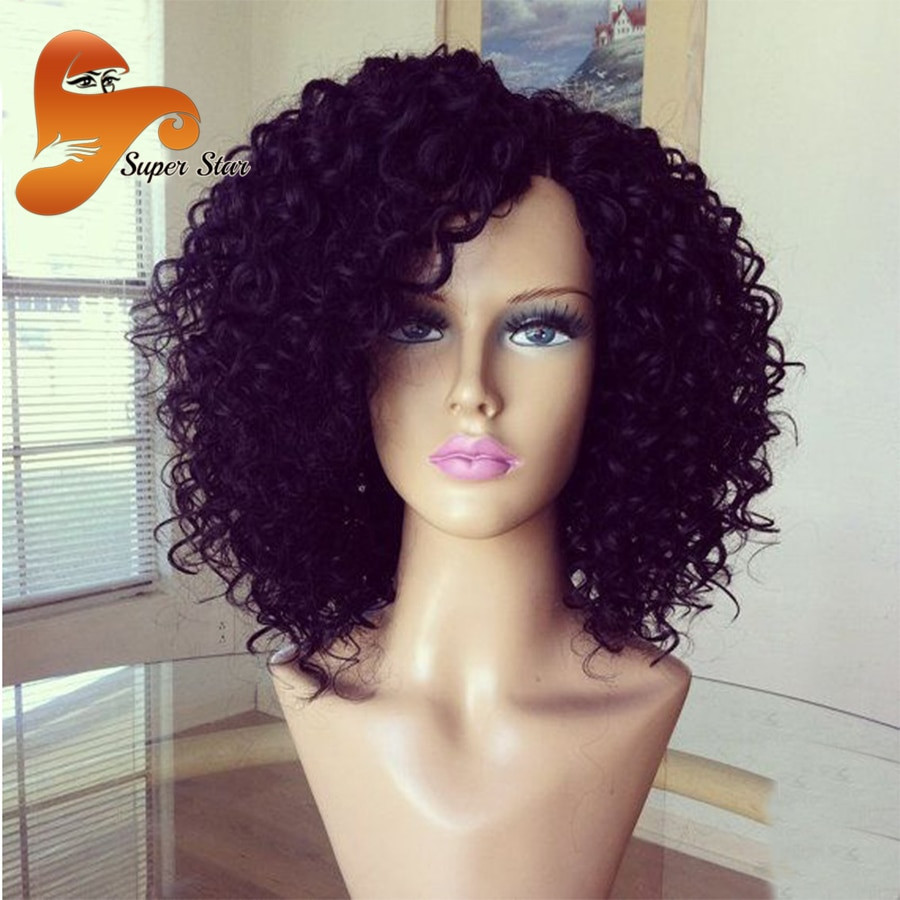 Full Lace Human Hair Wigs With Baby Hair
 Curly Full Lace Human Hair Wigs With Baby Hair Glueless