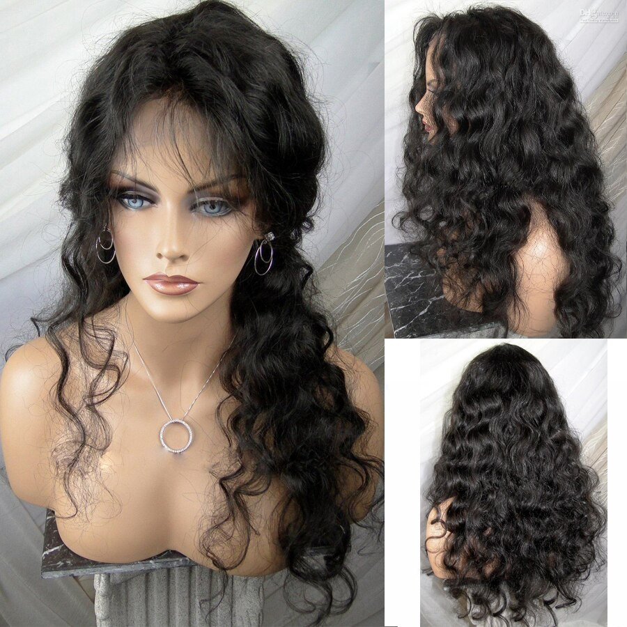 Full Lace Human Hair Wigs With Baby Hair
 SHUMEIDA Full Lace Human Hair Wigs With Baby Hair 8" 24
