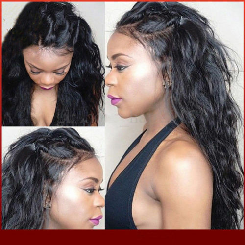 Full Lace Human Hair Wigs With Baby Hair
 Glueless Full Lace Lace Front W Human Hair wavy