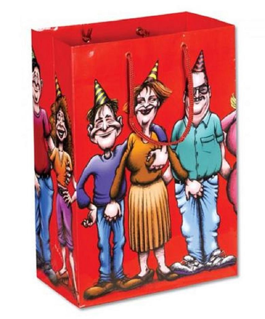 Fun Adult Gift
 Over the Hill Funny Adult Birthday Gag Gift Bags Getting
