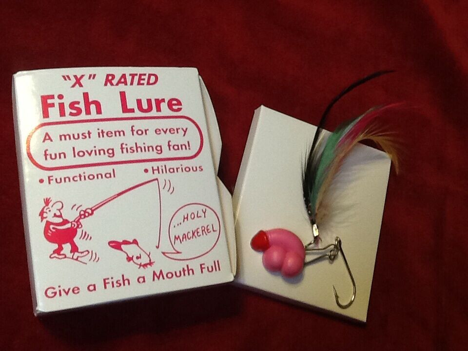 Fun Adult Gift
 Fishing Lure Funny Adult Novelty Gag Gift Willy Feathers