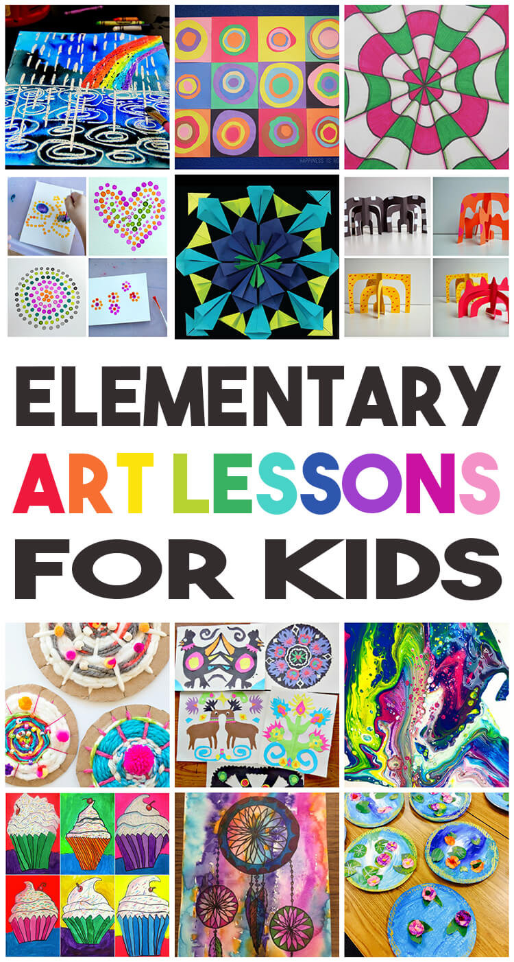 Fun Art Activities For Kids
 36 Elementary Art Lessons for Kids Happiness is Homemade