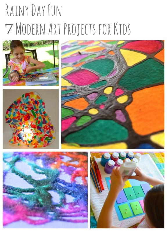 Fun Art Activities For Kids
 Rainy Day Fun 7 Modern Art Projects for Kids Inner