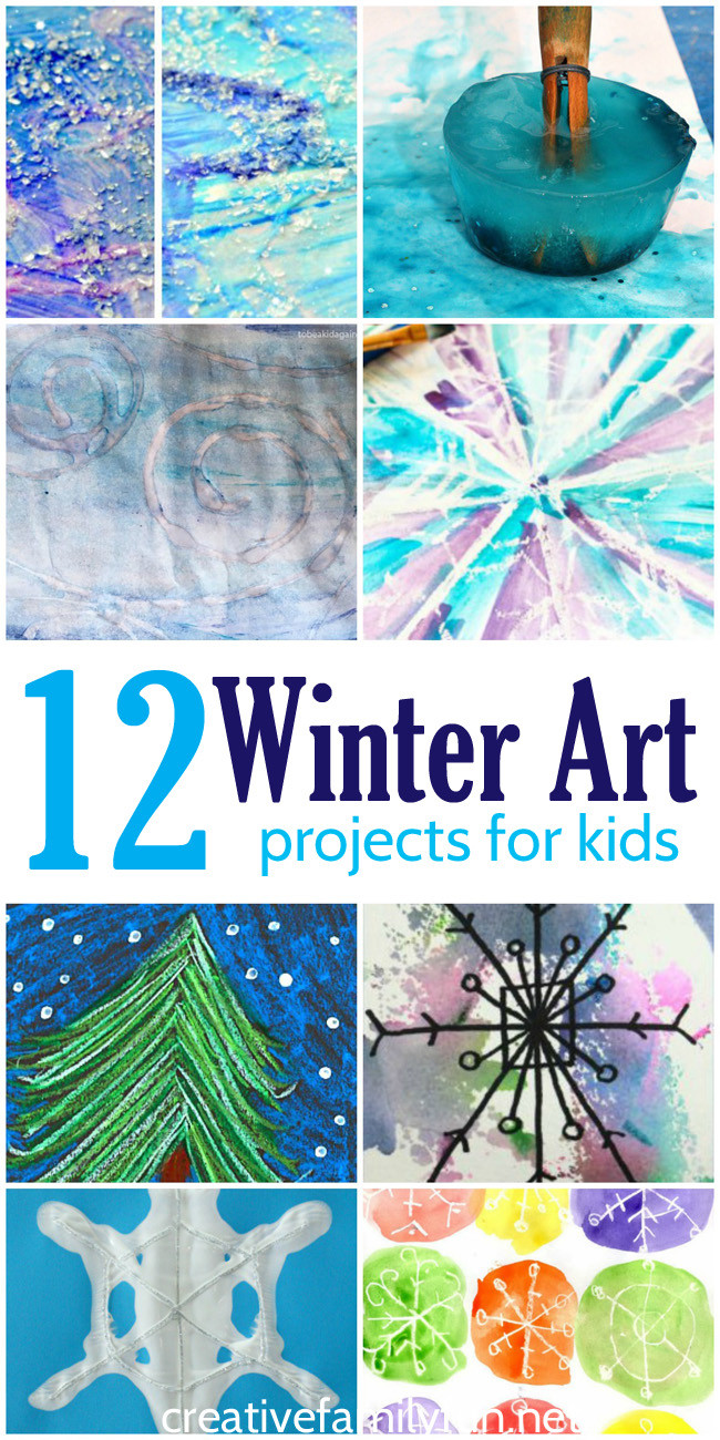Fun Art Activities For Kids
 Creative Family Fun 12 of the Best Winter Art Projects
