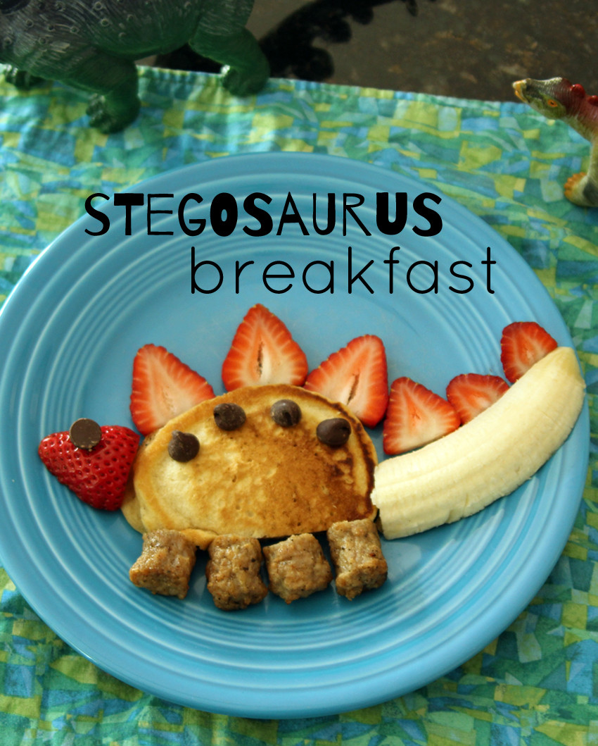 Fun Breakfast For Kids
 Silly Kid Friendly Stegosaurus Breakfast
