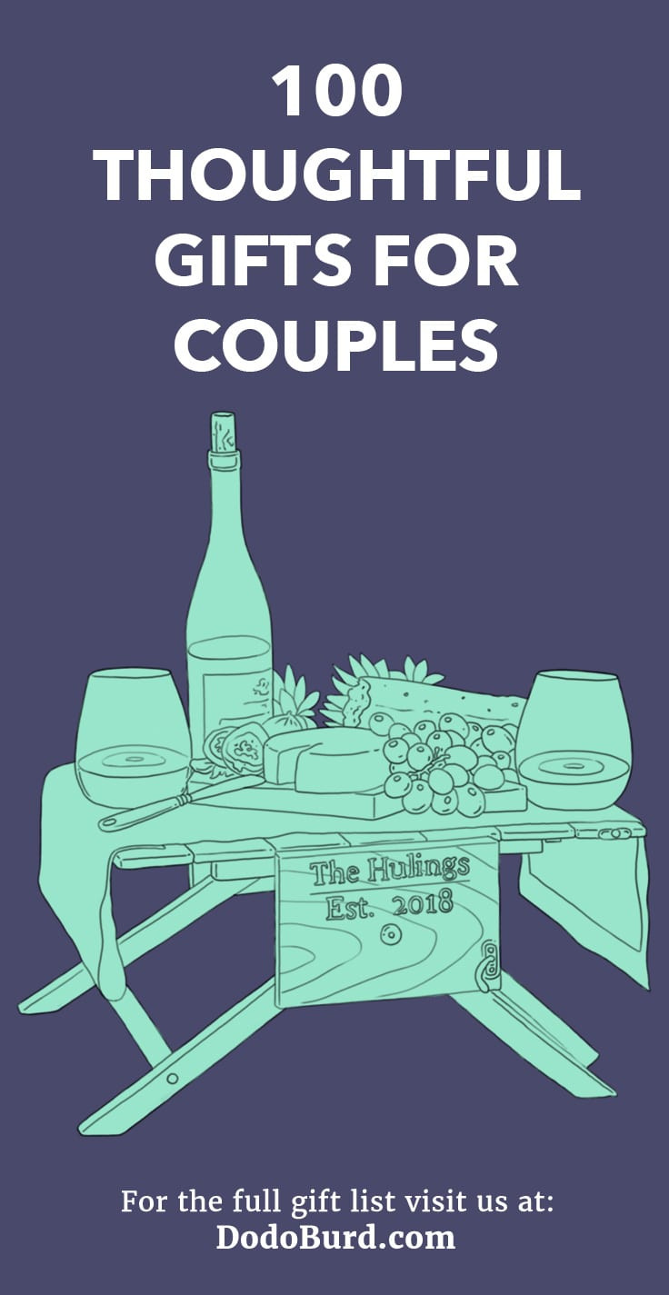 Fun Couples Gift Ideas
 100 Thoughtful And Fun Gifts for Couples Dodo Burd