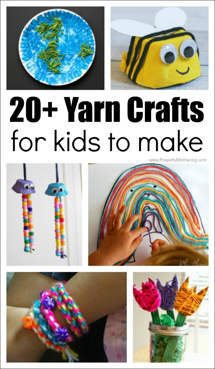 Fun Crafts For Toddlers
 20 Absolutely Fantastic Yarn Crafts for Kids to Make