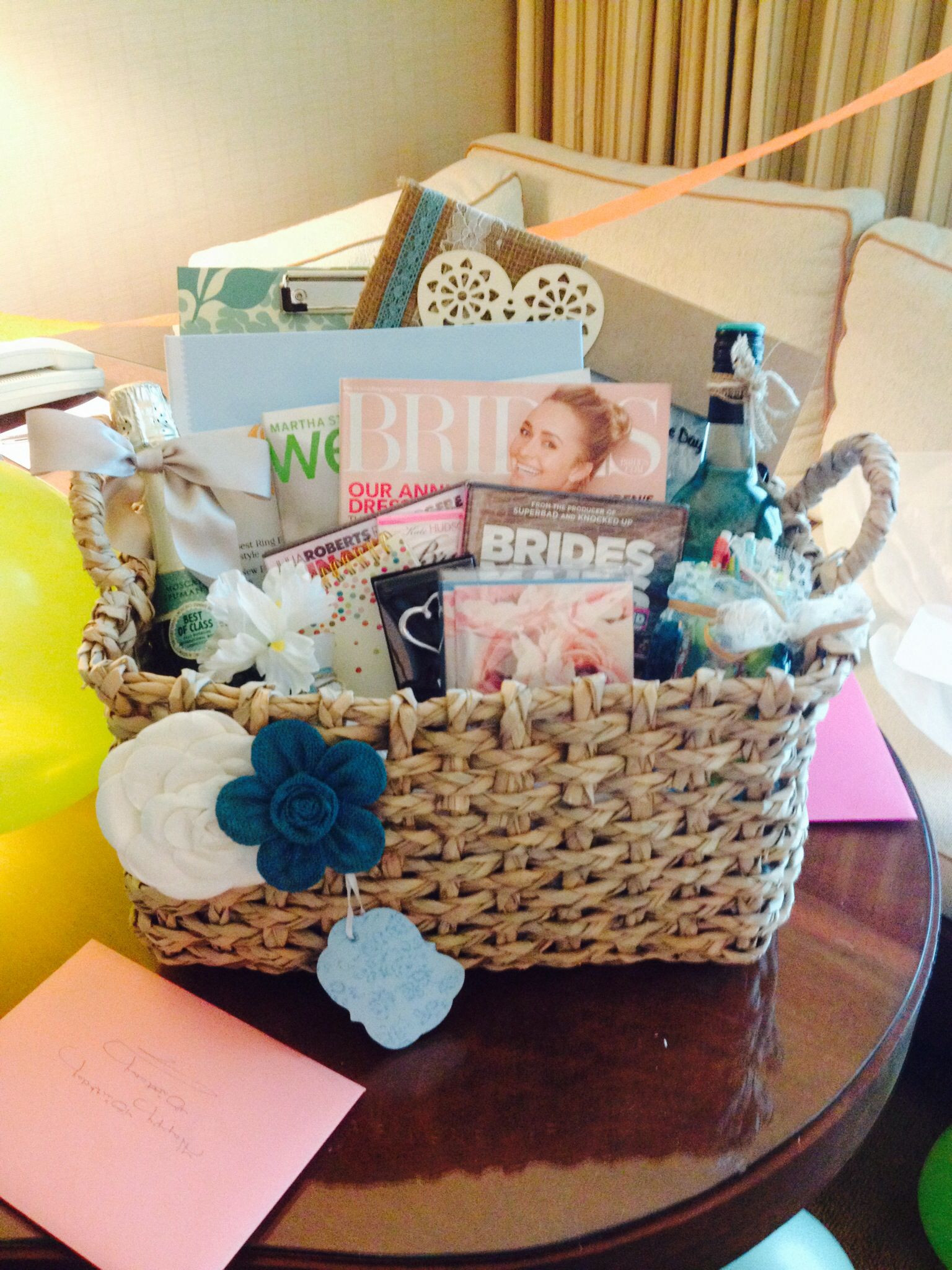 Fun Engagement Party Gift Ideas
 Engagement Gift Basket