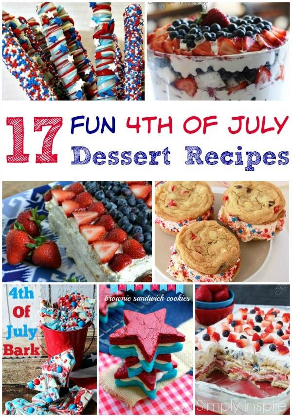 Fun Fourth Of July Desserts
 4th of July Dessert Recipes