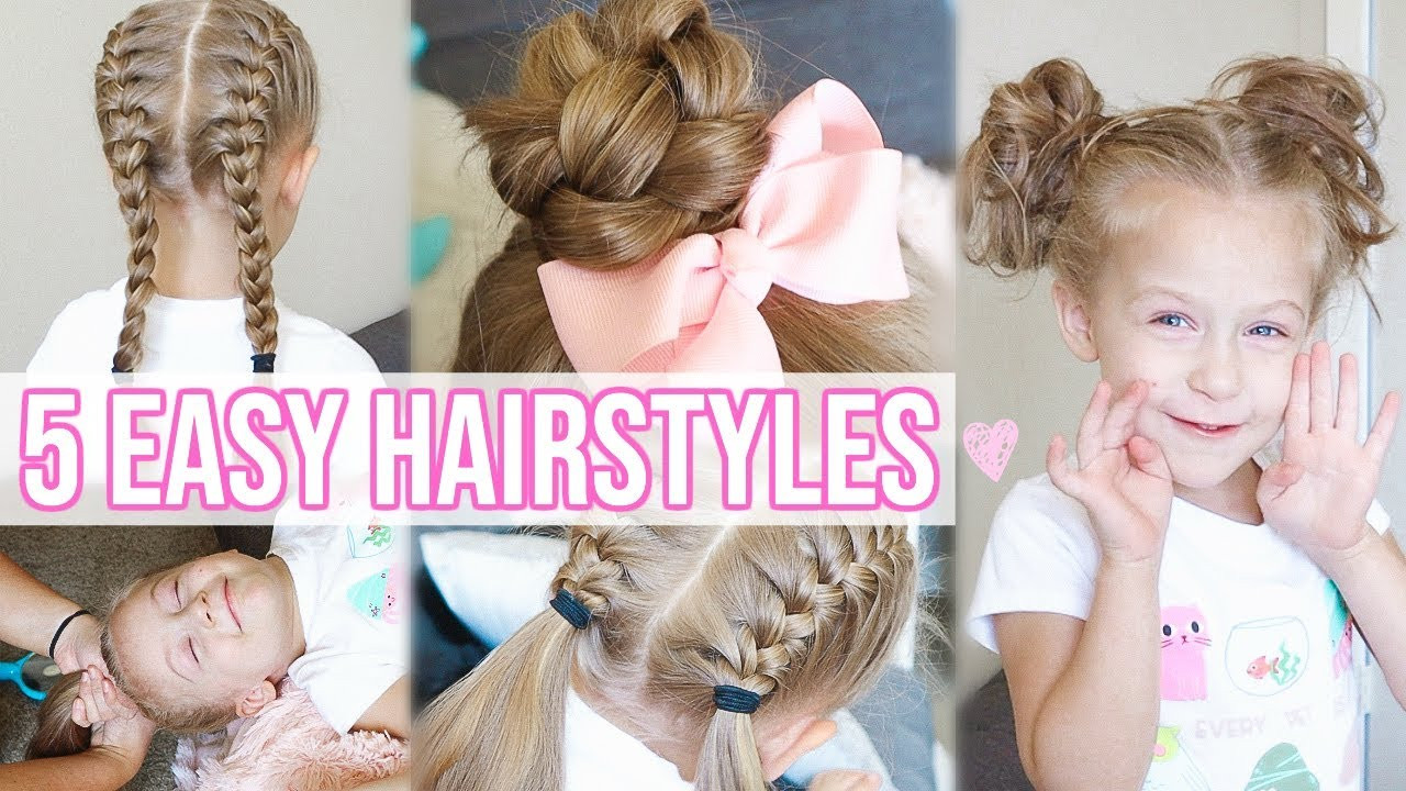 Fun Little Girl Hairstyles
 5 EASY HAIRSTYLES FOR LITTLE GIRLS