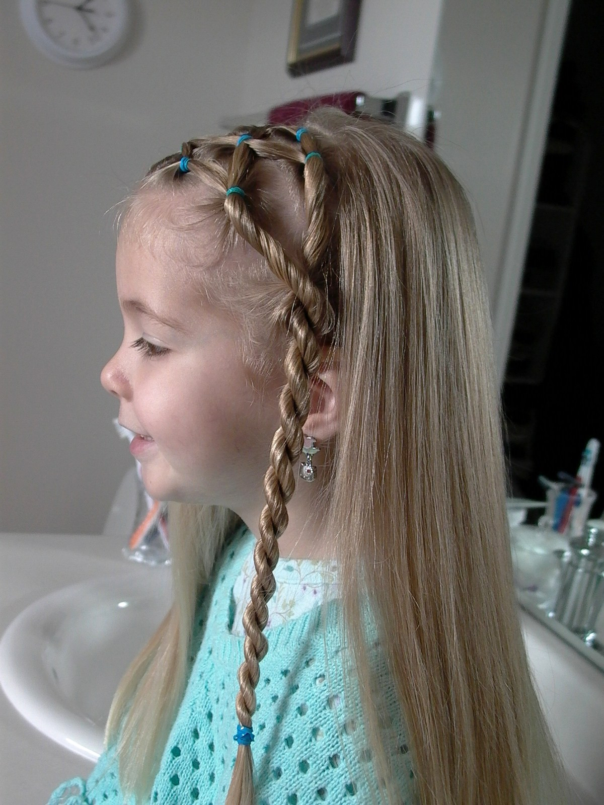 Fun Little Girl Hairstyles
 Little Girl’s Hairstyles – Side Puffy Braid with Twist