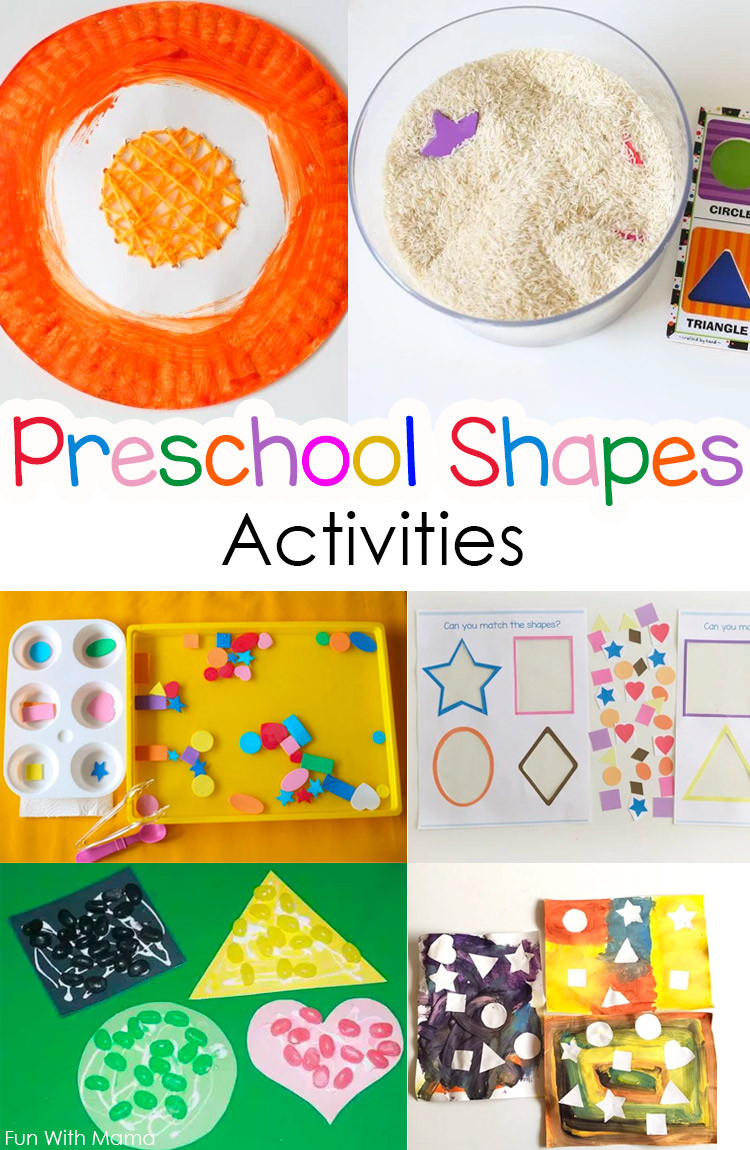 Fun Preschool Crafts
 Colors and Shapes Activities For Preschoolers Fun with Mama