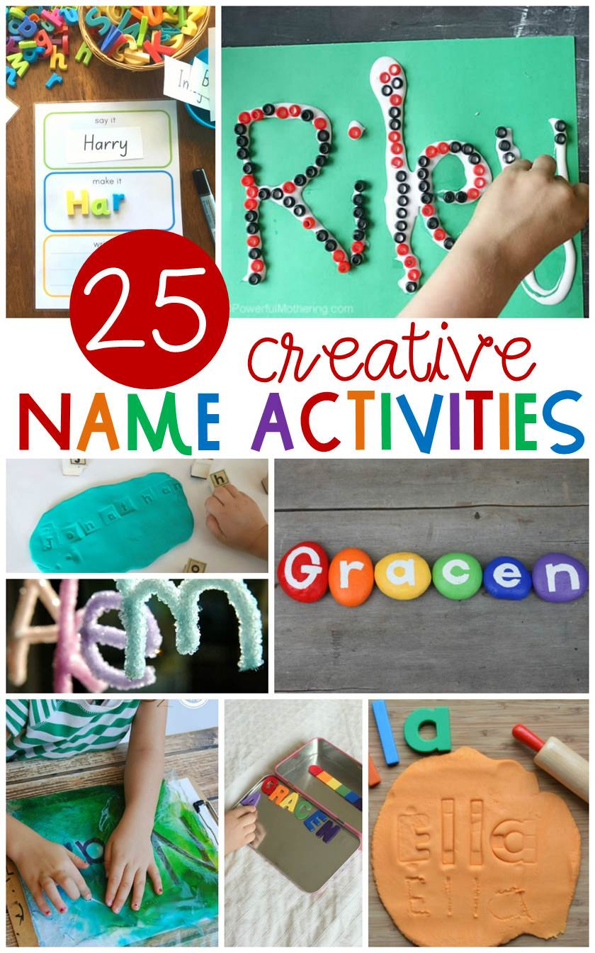 Fun Preschool Crafts
 Creative and Fun Name Activities for Early Learners