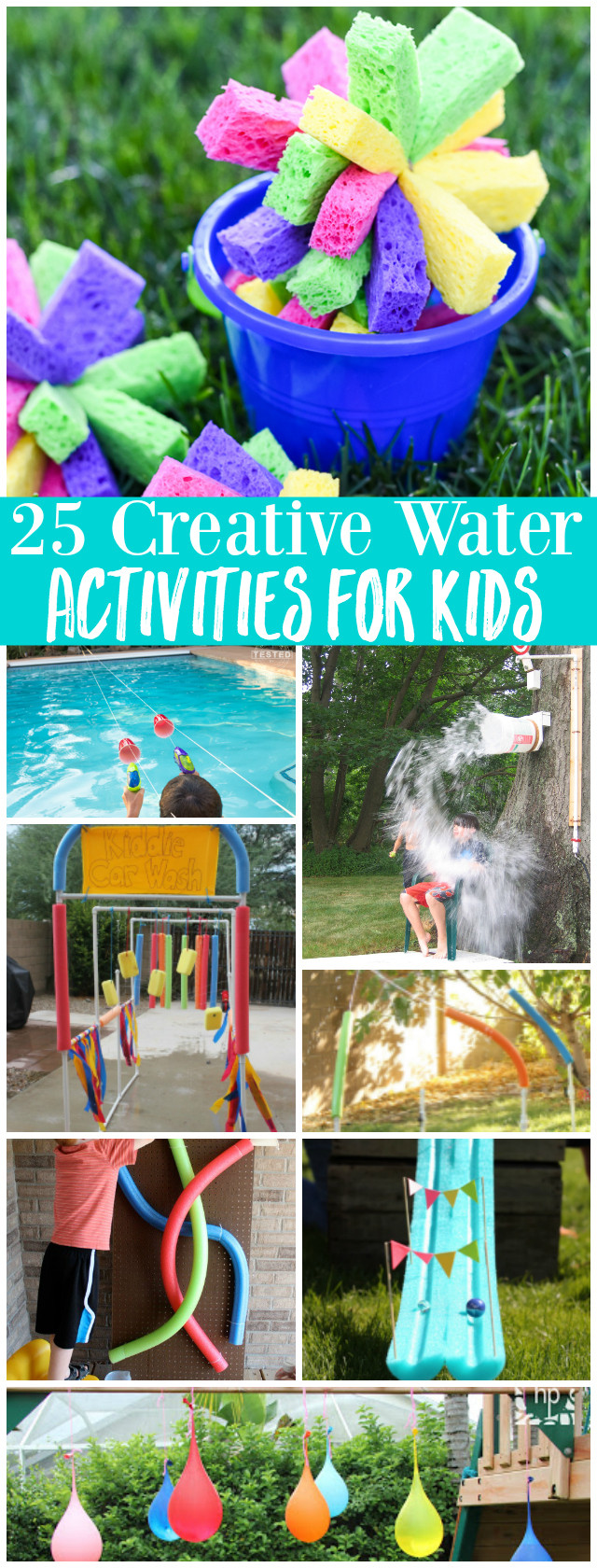 Fun Projects For Kids
 25 Creative Water Activities for Kids