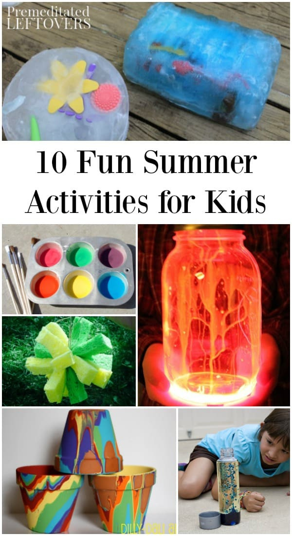 Fun Projects For Toddlers
 10 Fun Summer Activities to Do at Home to Keep Kids Busy