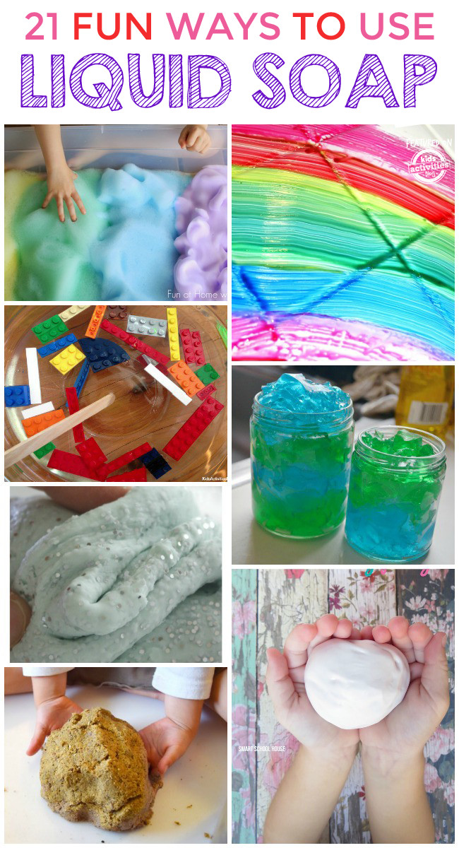 Fun Things For Kids To Make
 21 SUPER COOL THINGS TO MAKE WITH LIQUID SOAP Kids