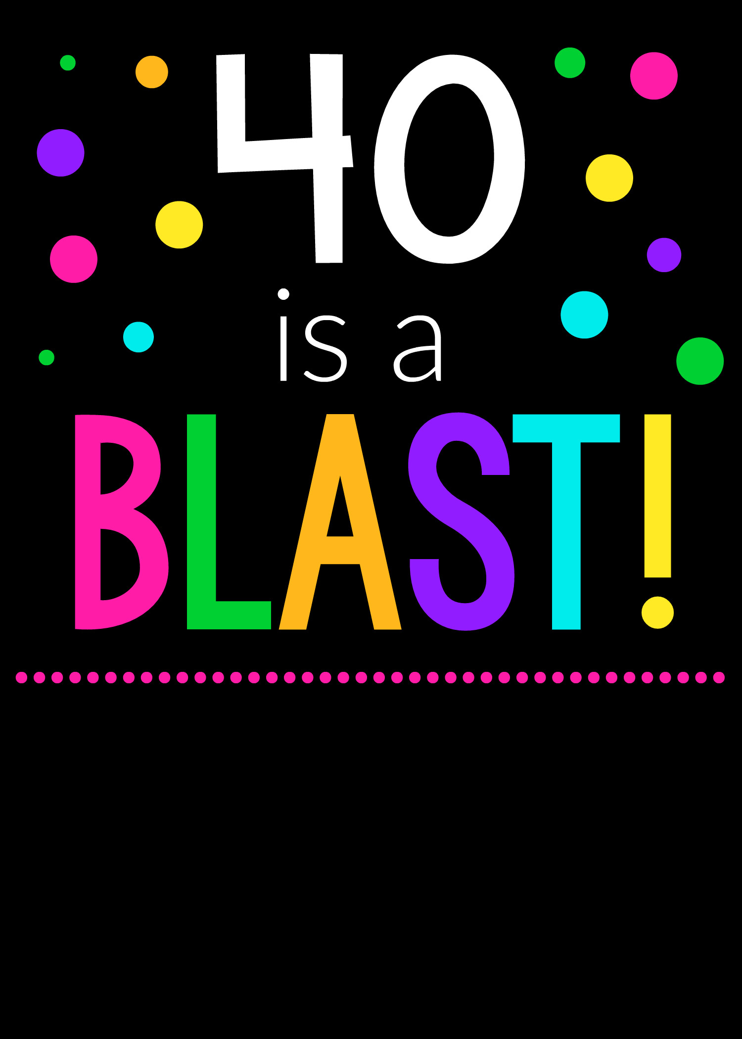 Funny 40th Birthday Invitations
 40th Birthday Party 40 is a Blast – Fun Squared