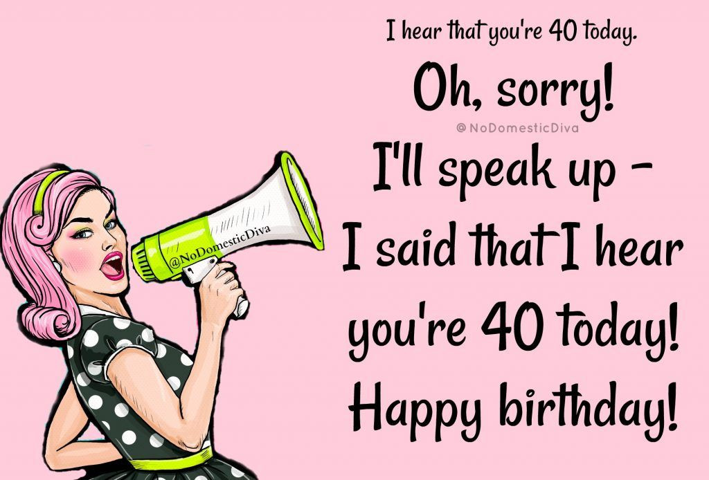 Funny 40th Birthday Poems
 Happy 40th Birthday Funny For Him Funny PNG