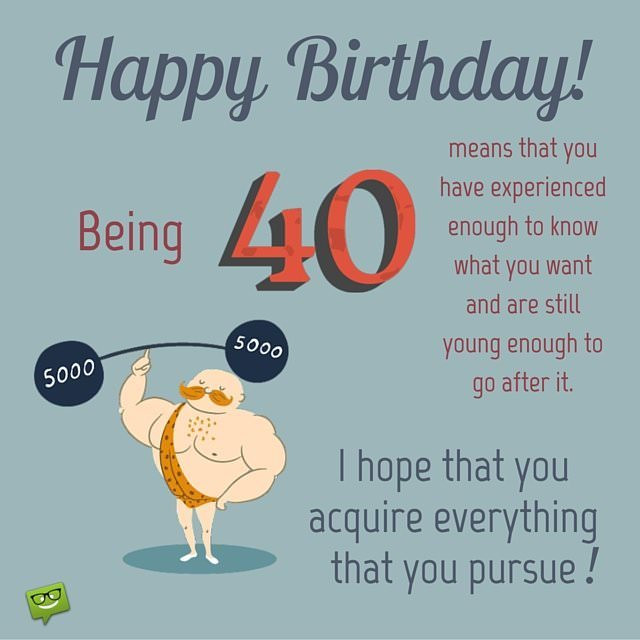 Funny 40Th Birthday Quotes
 Happy 40th Birthday Wishes