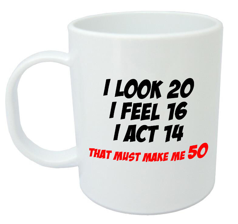 Funny 50th Birthday Gifts For Men
 Makes Me 50 Mug Funny 50th Birthday Gifts Presents for