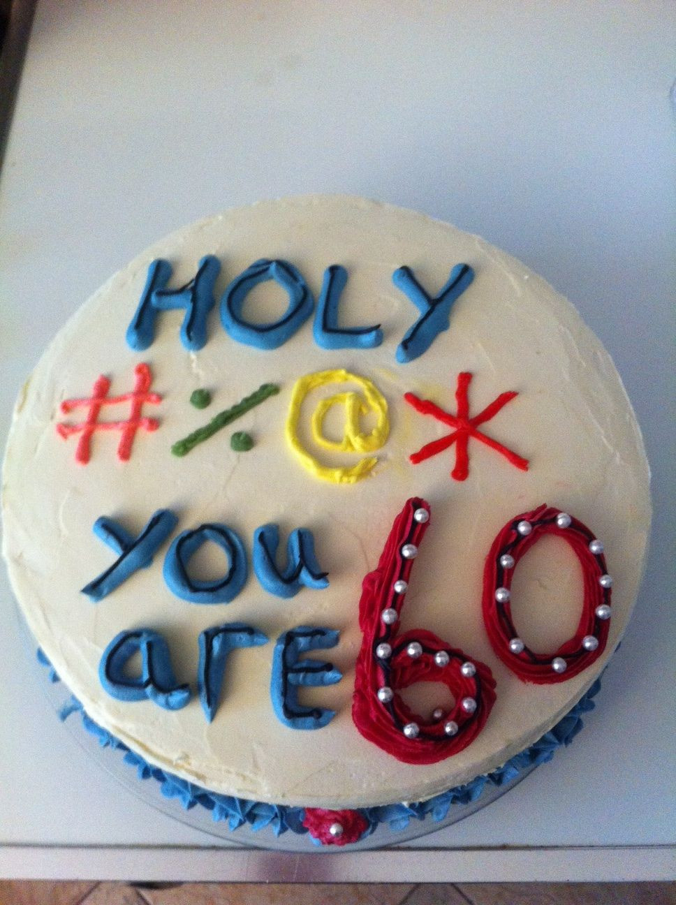 Funny 60th Birthday Cakes
 60th Birthday Cake