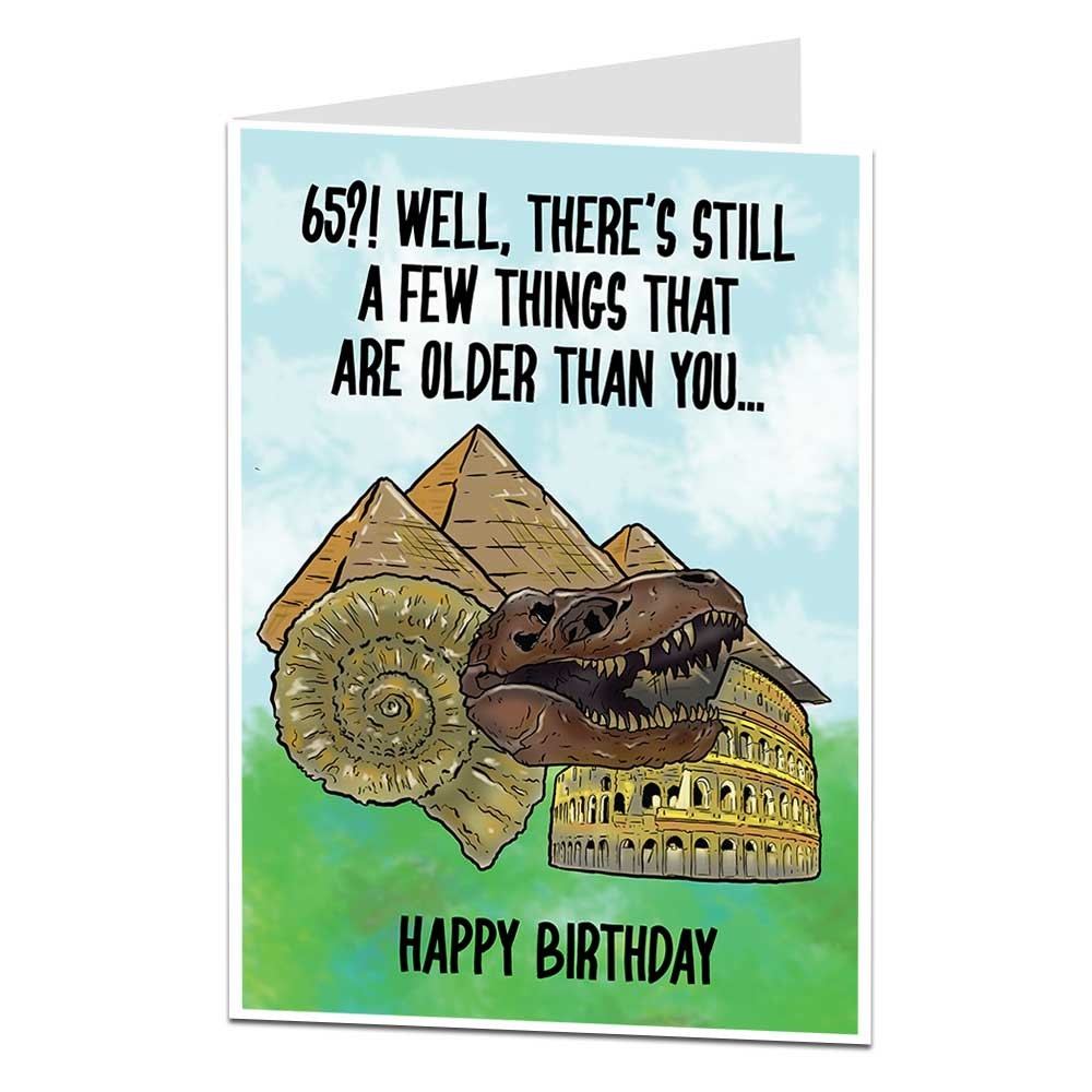 Funny 80th Birthday Cards
 Funny 65th Birthday Card