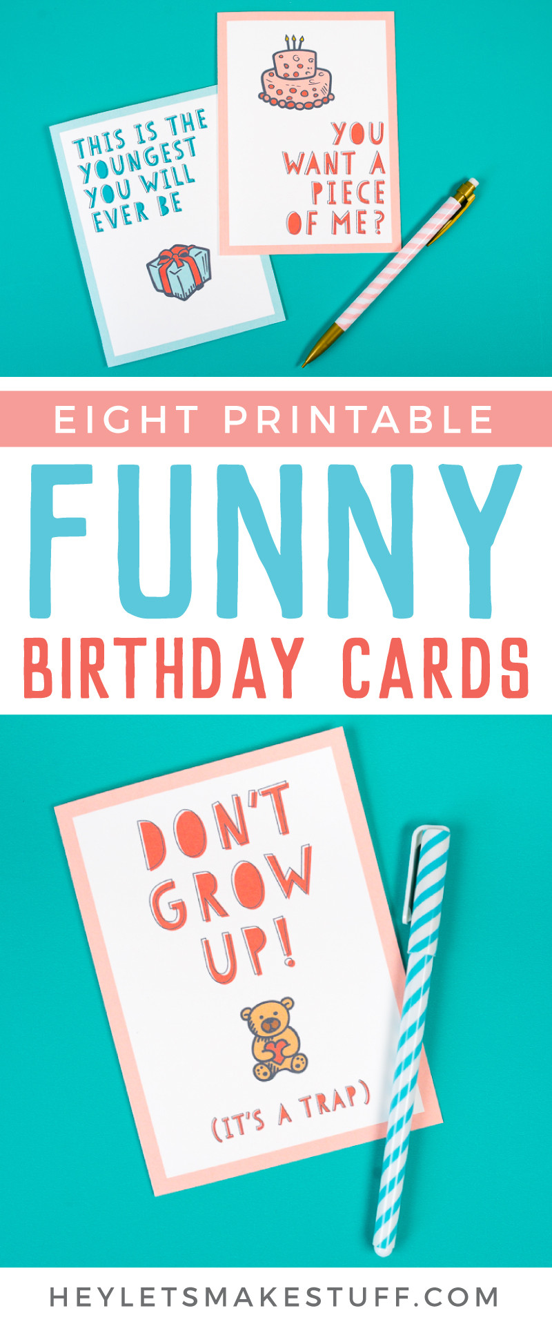 Funny Adult Birthday Cards
 Free Funny Printable Birthday Cards for Adults Eight