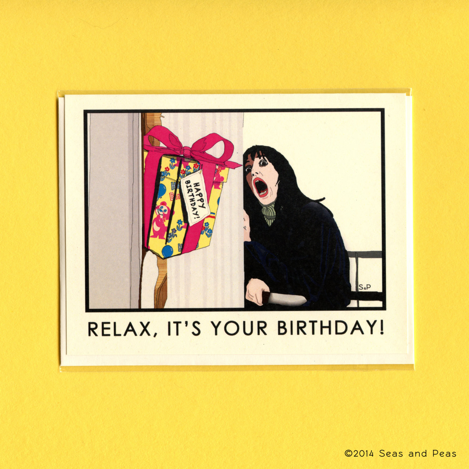 Funny Adult Birthday Cards
 THE SHINING BIRTHDAY Card The Shining Funny by seasandpeas