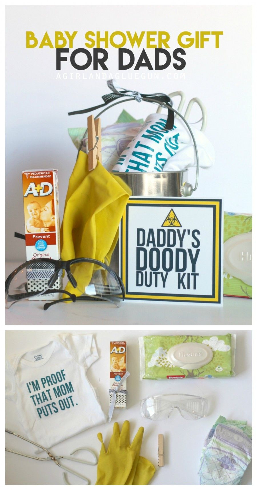 Funny Baby Gift Ideas
 funny baby shower t Daddy doody duty kit