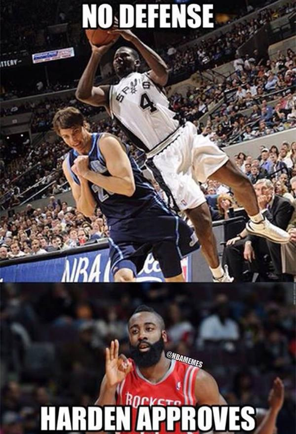 Funny Basketball Quotes
 Defense Level James Harden Rockets