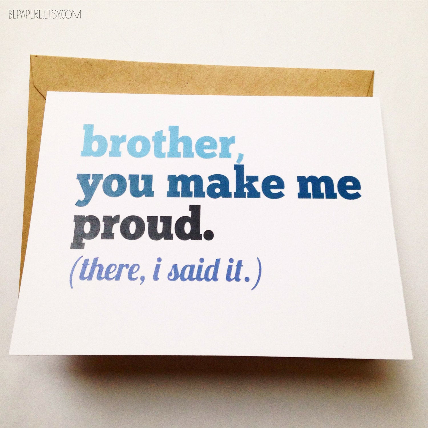 Funny Birthday Cards Brother
 Brother Card Brother Birthday Card Funny Card Card for
