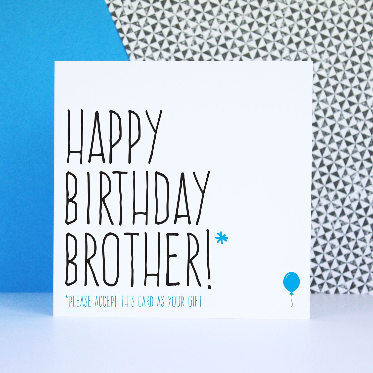 Funny Birthday Cards Brother
 Funny brother birthday card Birthday card for brother Happy