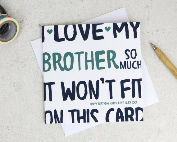 Funny Birthday Cards Brother
 Funny Brother Birthday Card card for brother funny card