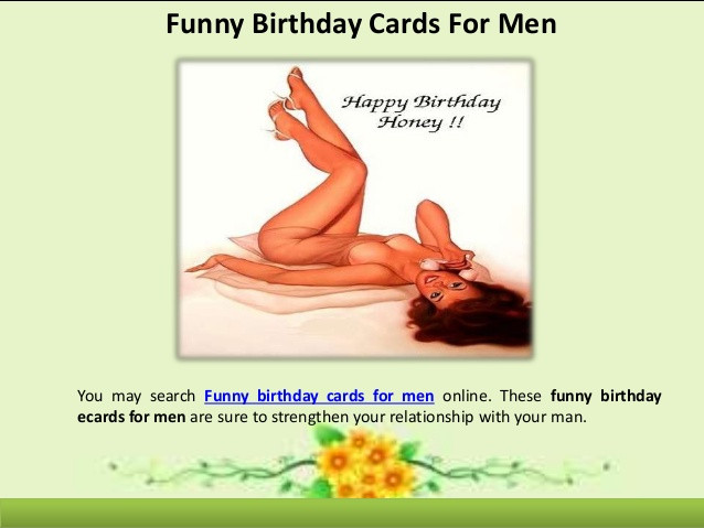 Funny Birthday Cards For Men
 This Time say it with Personalized Free Birthday Ecards