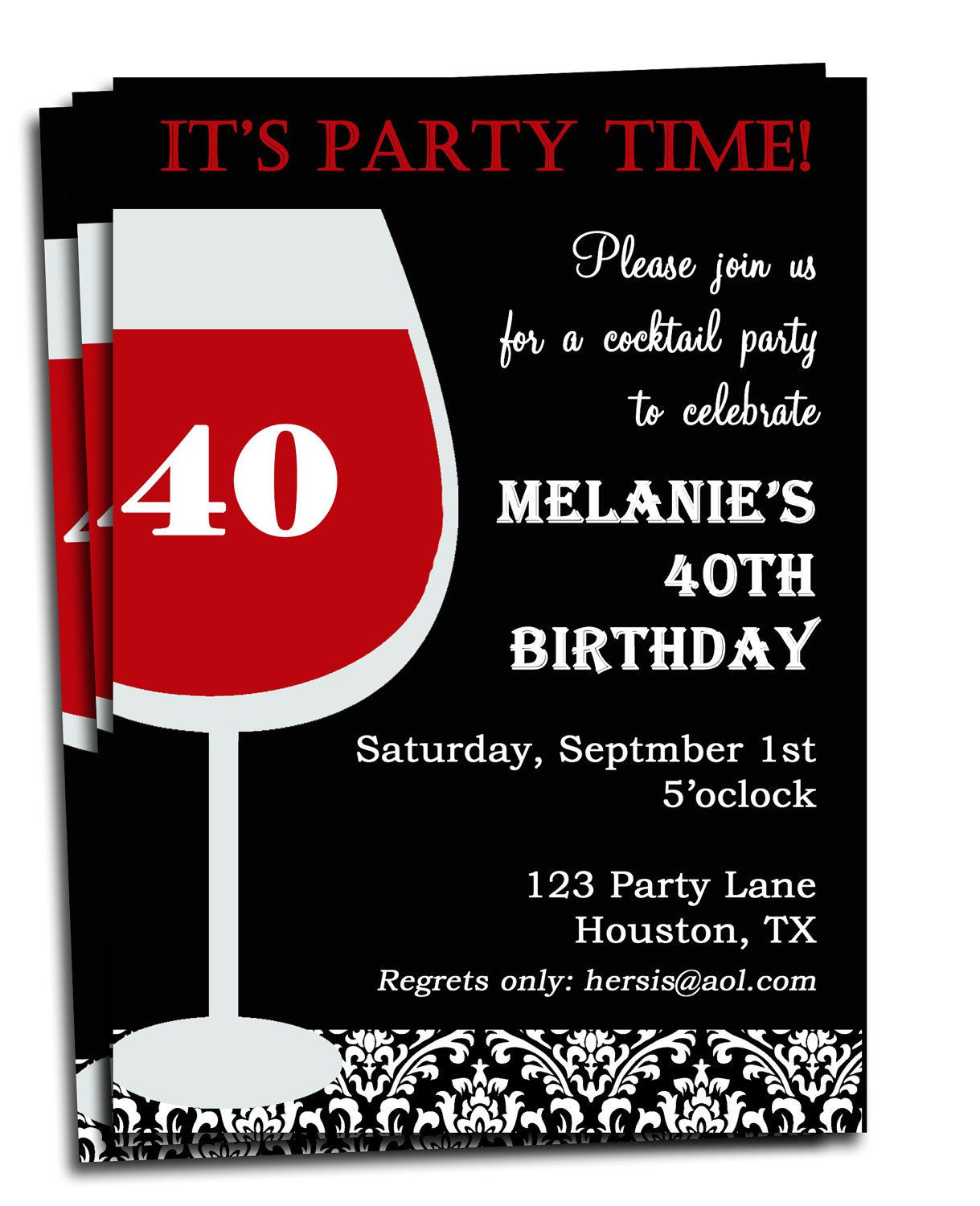 Funny Birthday Party Invitation Wording
 Funny birthday invites for adults funny birthday party