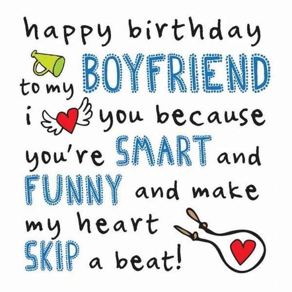 Funny Birthday Quotes For Boyfriend
 cute birthday wishes